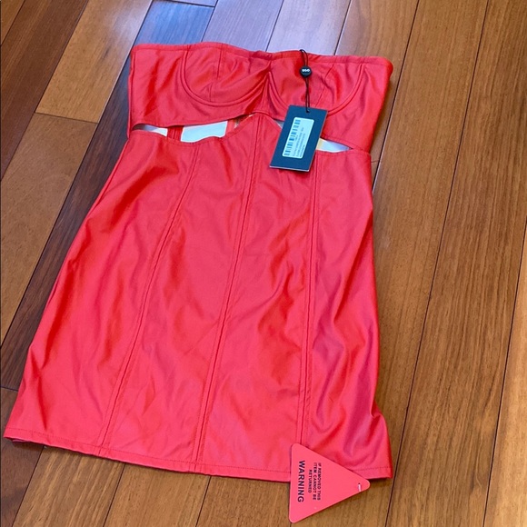 EGO Dresses & Skirts - NWT Red Strapless Dress
